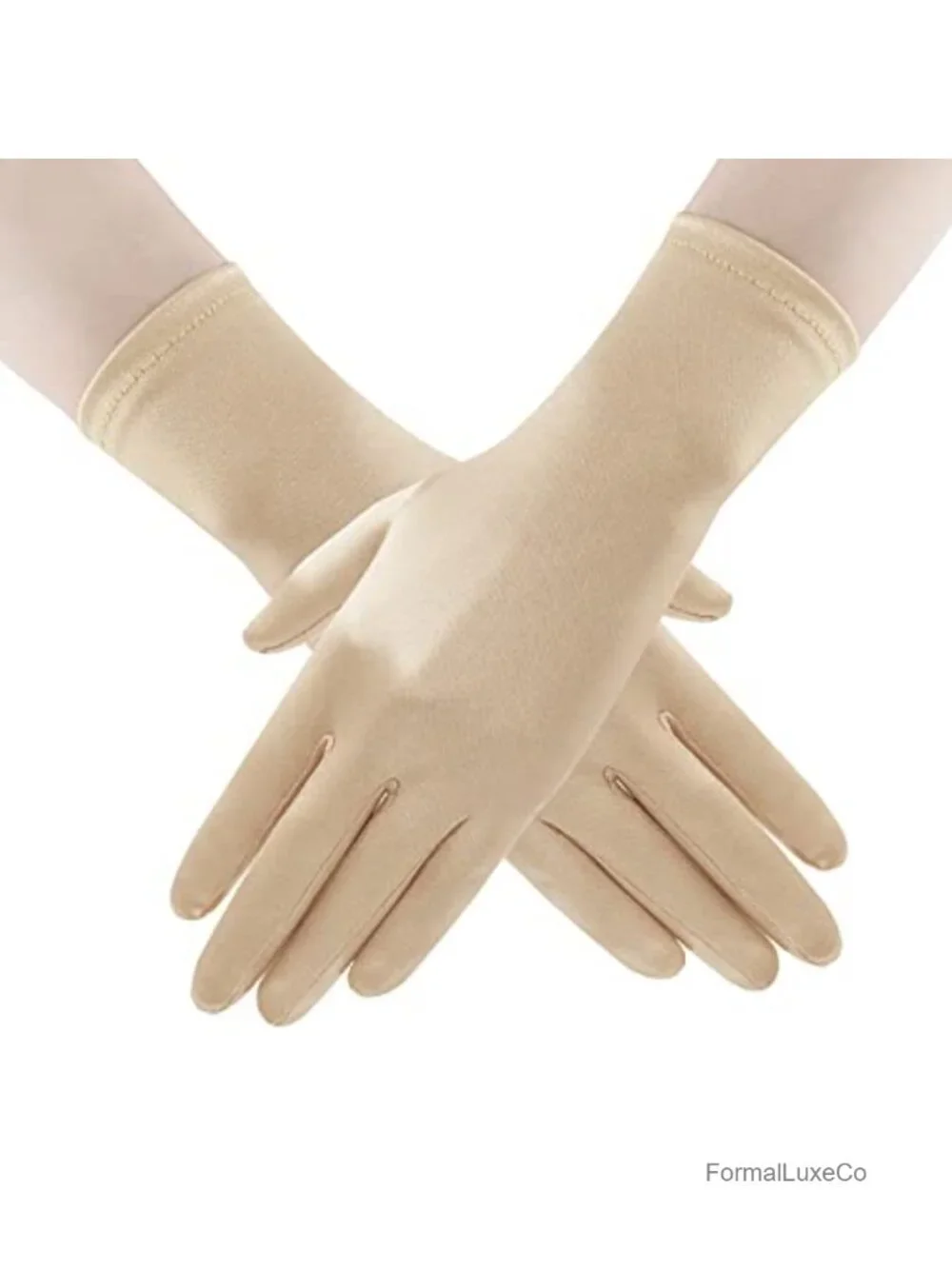 Satin Gloves Women 1920s Opera Tea Party Short Gloves